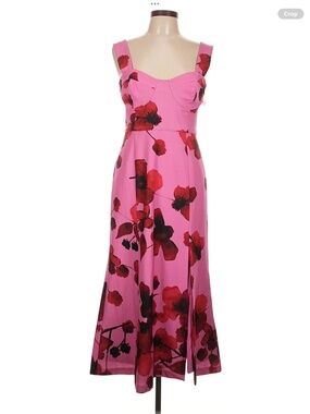 Hutch Bustier Midi Dress, size 8